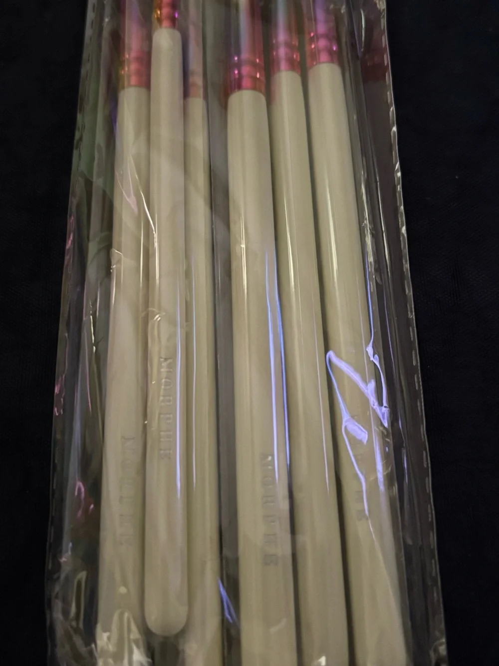Morphe Iridescent Rainbow Brush Set Packaging